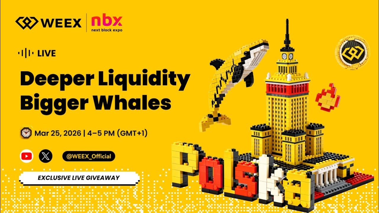 Deeper Liquidity, Bigger Whales: WEEX x NBX Warsaw 2026 🇵🇱 (Live z Warszawy)