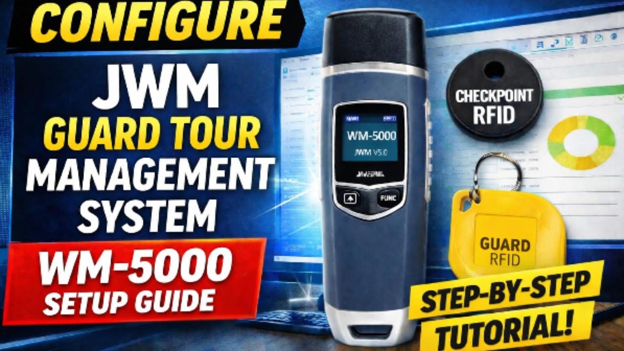 JWM Guard Tour System Configuration Using WM-5000 | Full Training Tutorial
