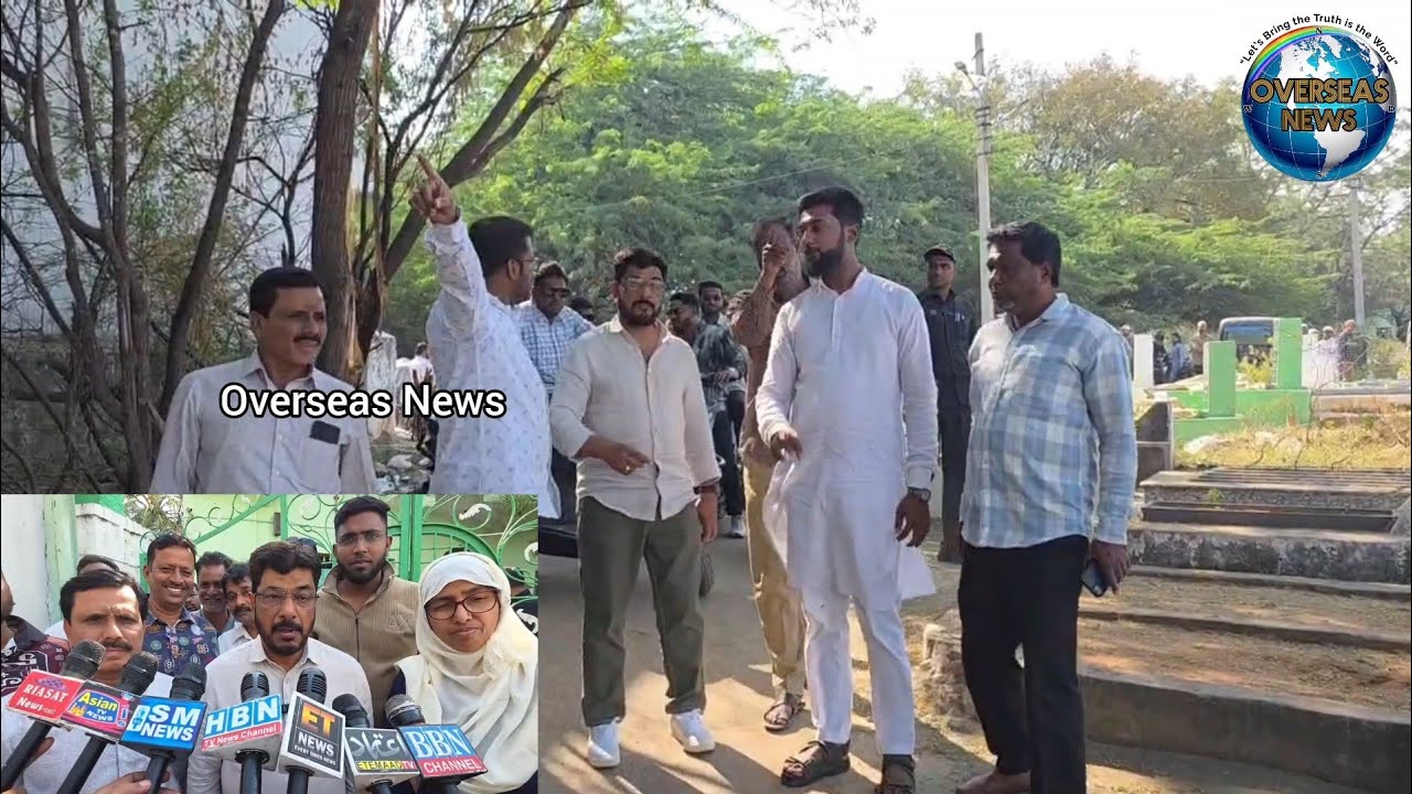 AIMIM MLA Jaffar Hussain Meraj Inspects Graveyard Over Shab-e-Barat Preparation | Overseas News