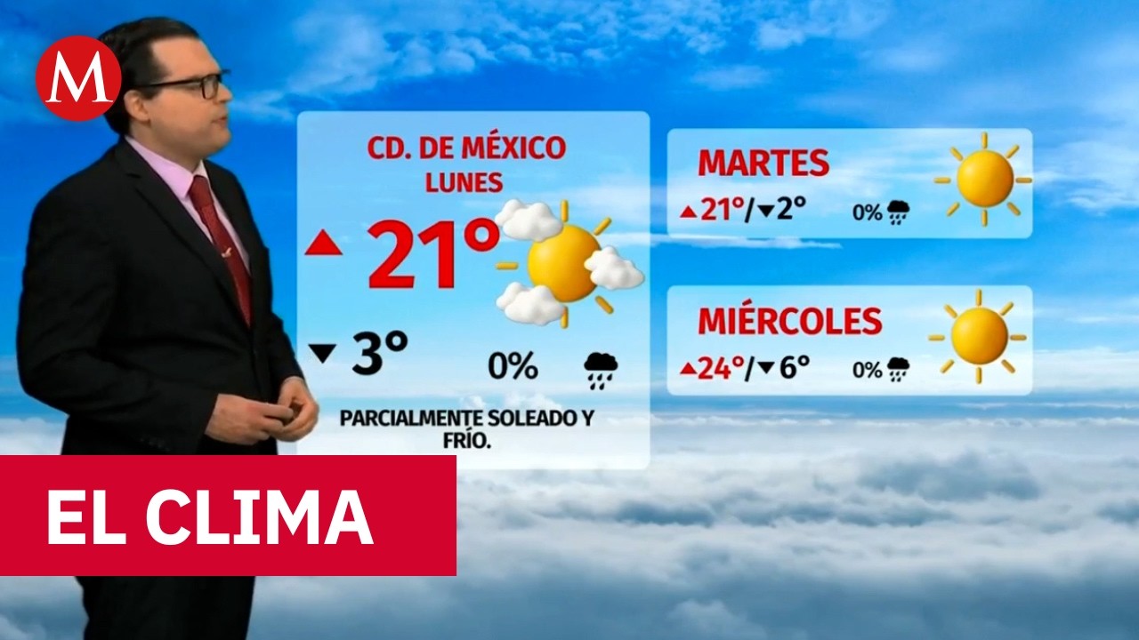 Clima de hoy lunes 23 de febrero de 2026 | Pron&oacute;stico con Nelson Valdez