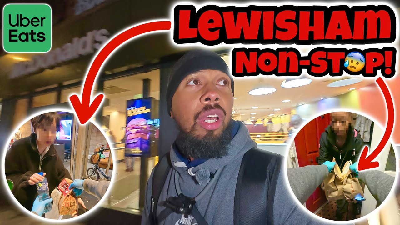LEWISHAM - Uber Eats SHIFT THAT NEARLY BROKE ME! (POV CHALLENGE)