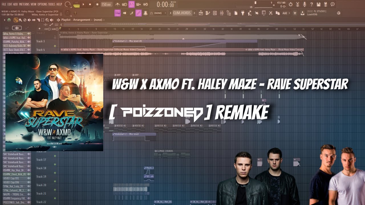 | FREE FLP | W&W x AXMO ft. Haley Maze - Rave Superstar [POIZZONED REMAKE]