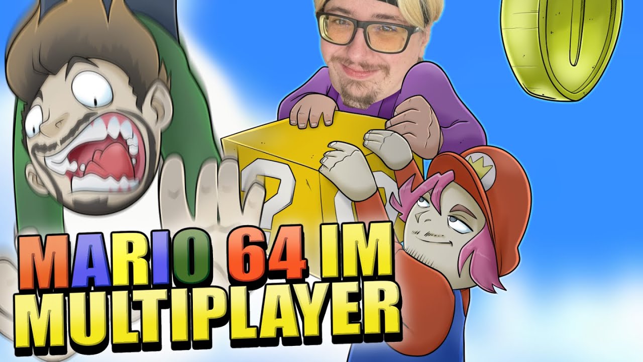 MARIO 64 IM COOP ⭐ - ♠ Super Mario 64 Multiplayer #001 ♠