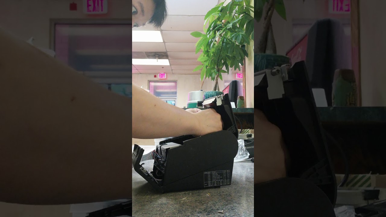 餐馆更换打印机热敏头