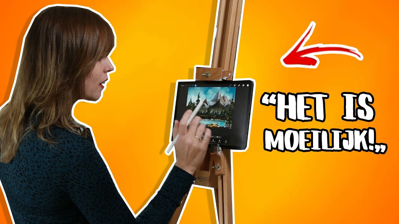 In PROCREATE schilderen met BOB ROSS!