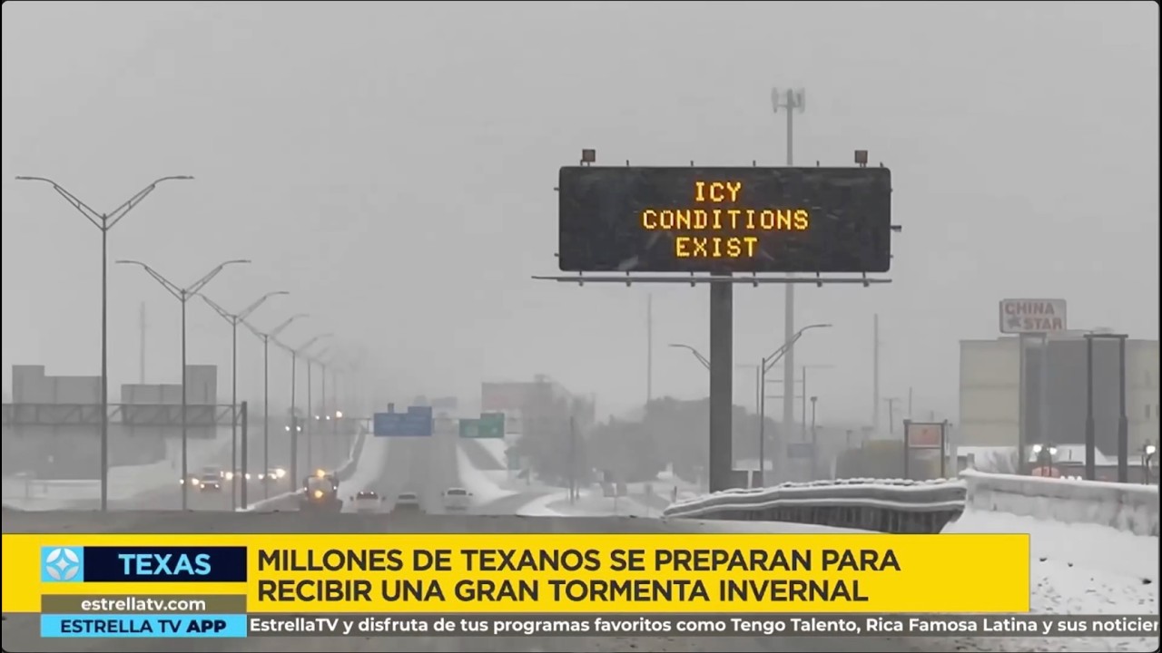 🟢 Millones se verán afectados por tormenta invernal | 23 EN 2026 | Noticias EstrellaTV Texas