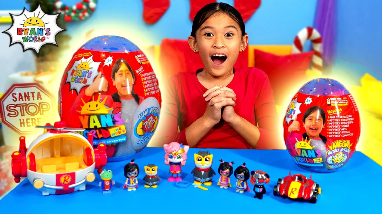 ULTIMATE Christmas Present Hunt for Ryan&rsquo;s World Mystery Egg!