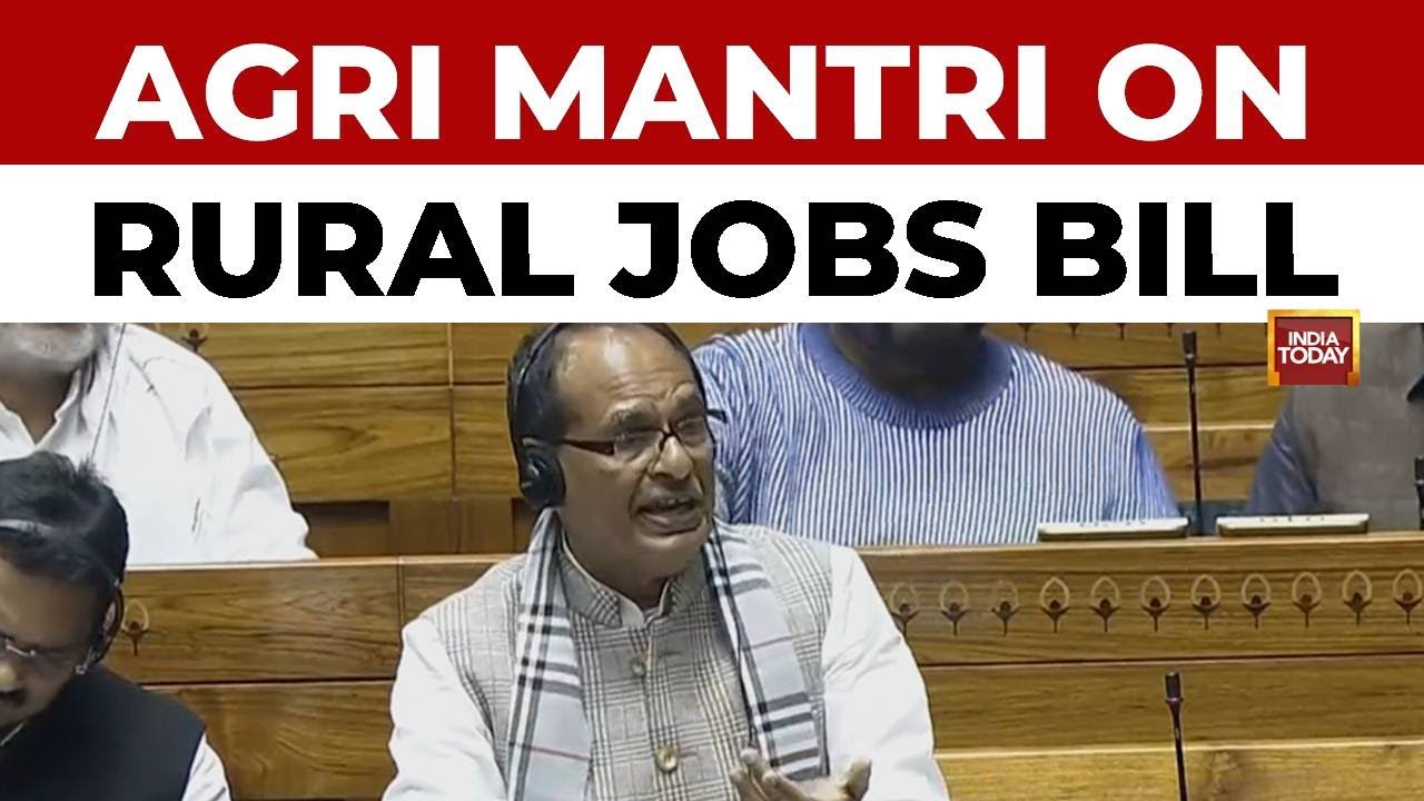 Union Minister Shivraj Singh Chouhan Introduces VB-G RAM G Bill to Replace MGNREGA | India Today