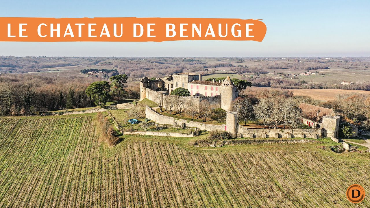 Le Château de Benauge - Drone - Documentaire Aérien 4k - Aerial Footage 4k