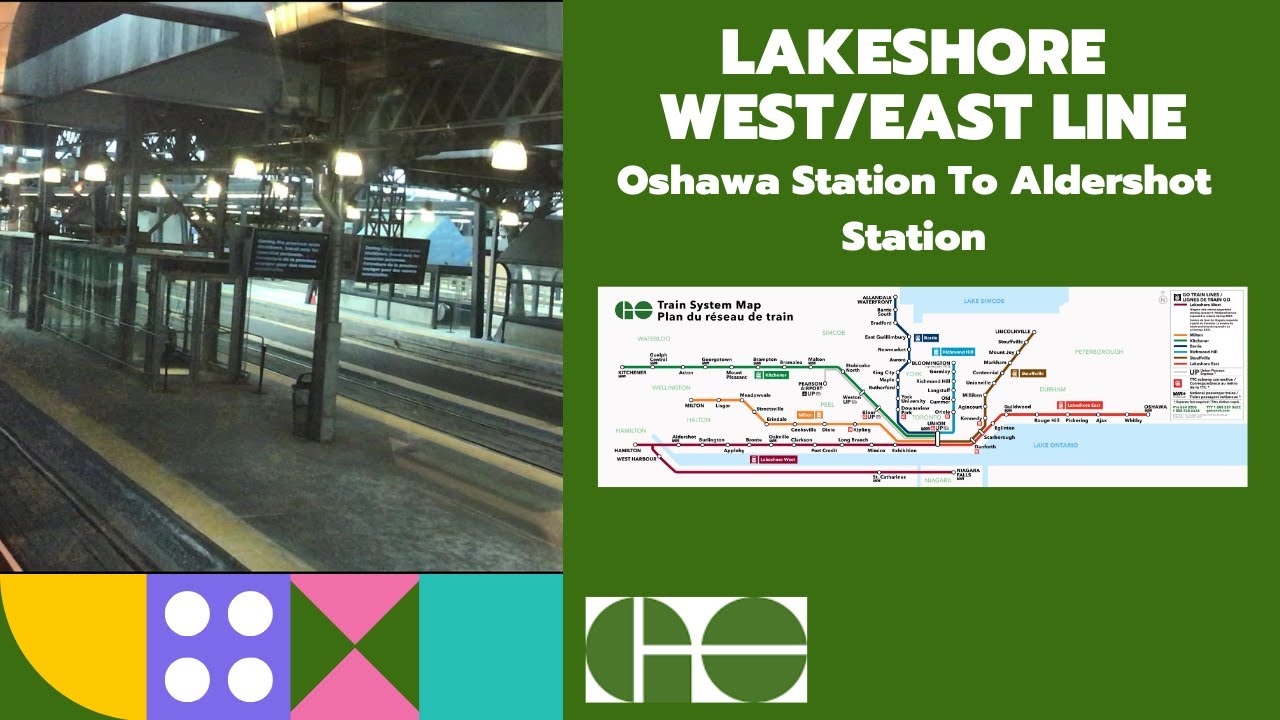 GO Transit Lakeshore West/East Line - Oshawa Stn To Aldershot Stn Via Union Stn On One Train!!!