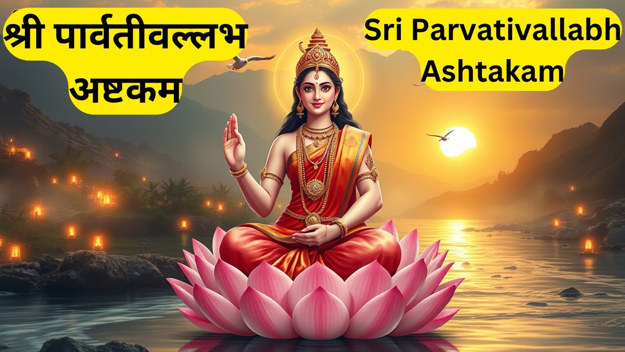 श्री पार्वतीवल्लभ अष्टकम l Sri Parvativallabh Ashtakam | Vedsar Stuti | Vedsar with lyrics | Vedsar