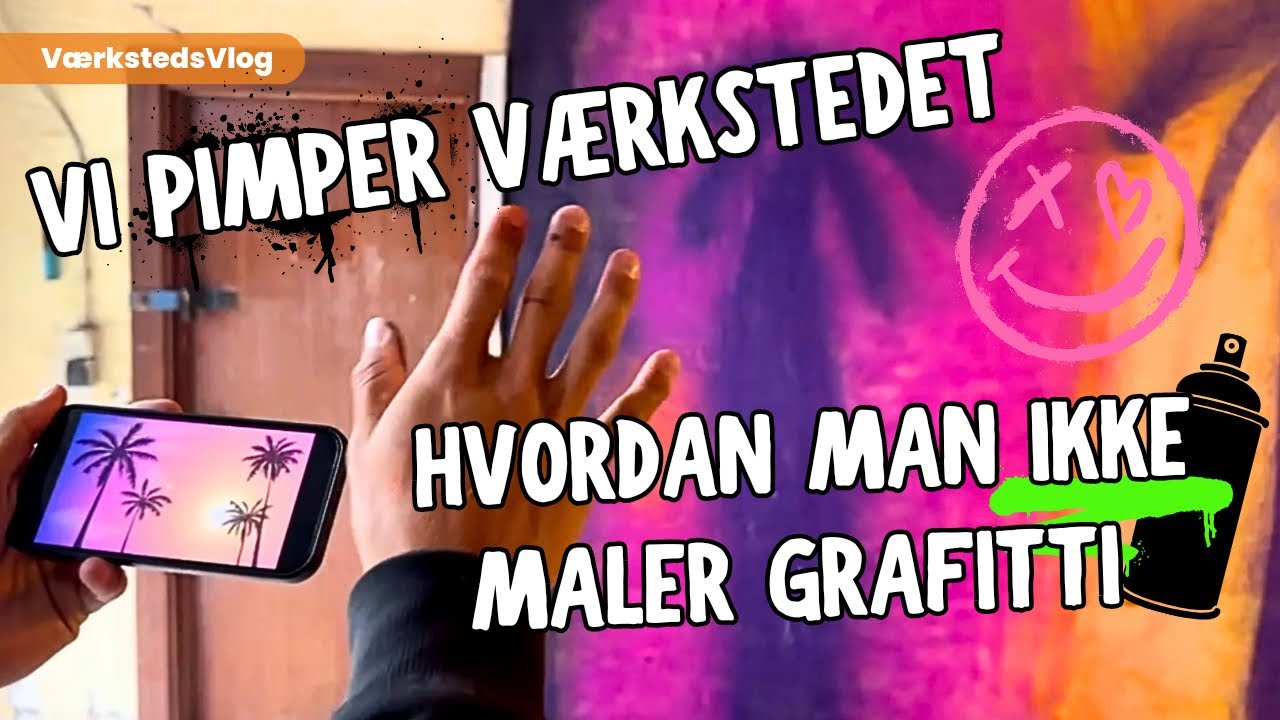 HVORDAN MAN IKKE SKAL LAVE GRAFTITTI! (HurtigVlog2023 EP14)