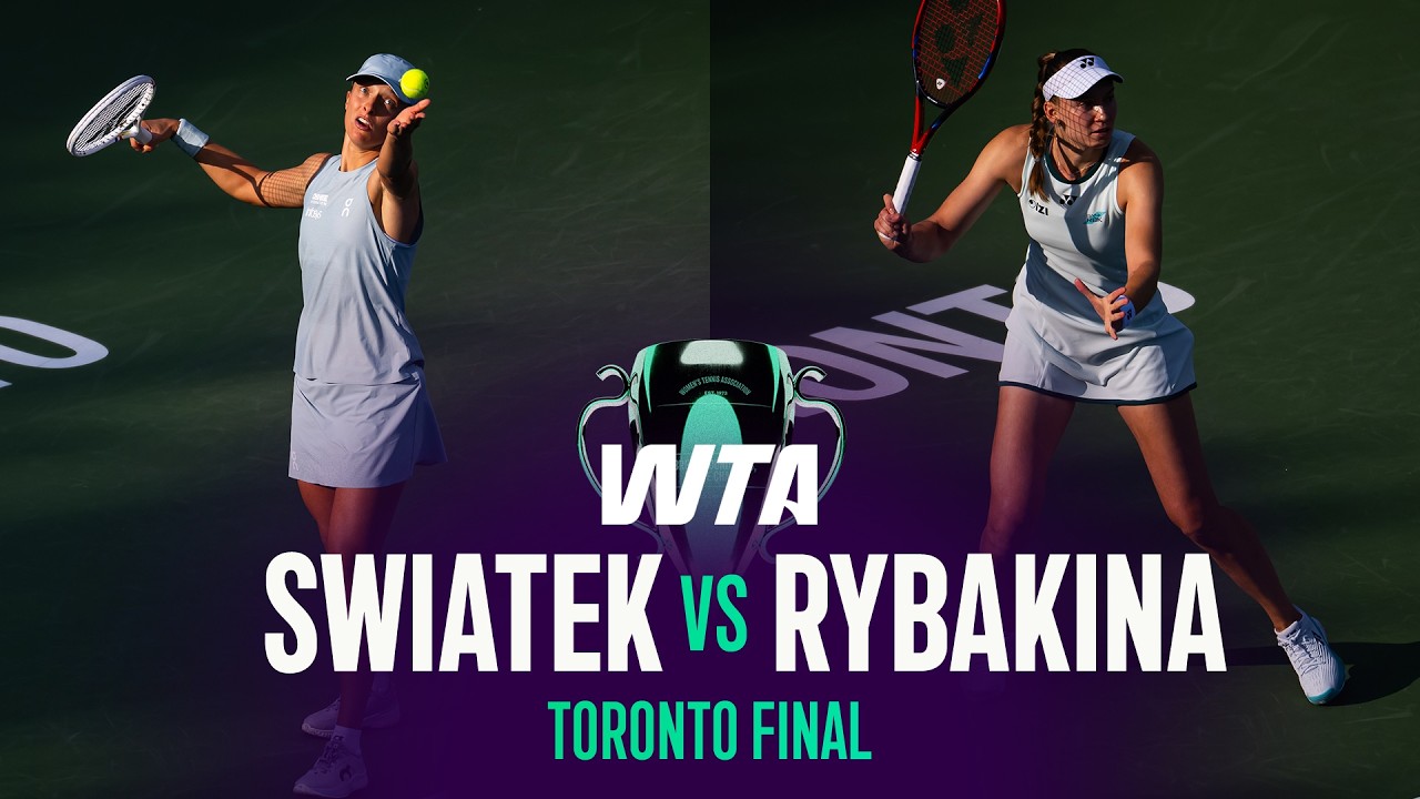 Iga Swiatek vs. Elena Rybakina | 2026 Toronto Final | WTA Match Highlights