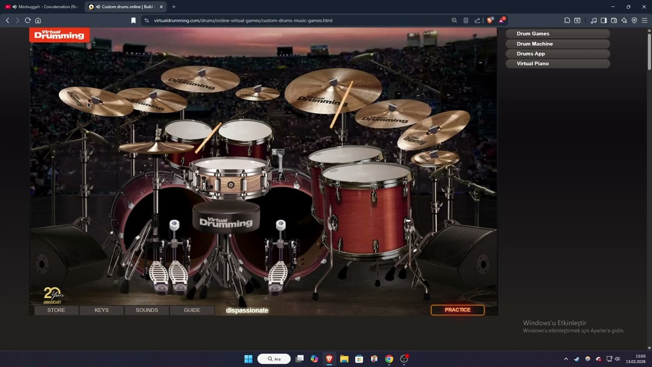 Meshuggah - Concatenation (Remix) (Slowed 15.17%, Dropped 1.33 Semitones)  by raas96 || Virtual Drum