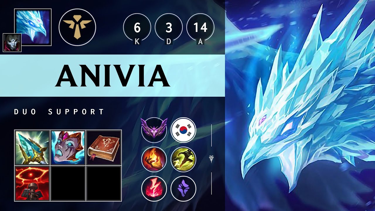 Anivia Support vs Leona - KR Master Patch 25.18