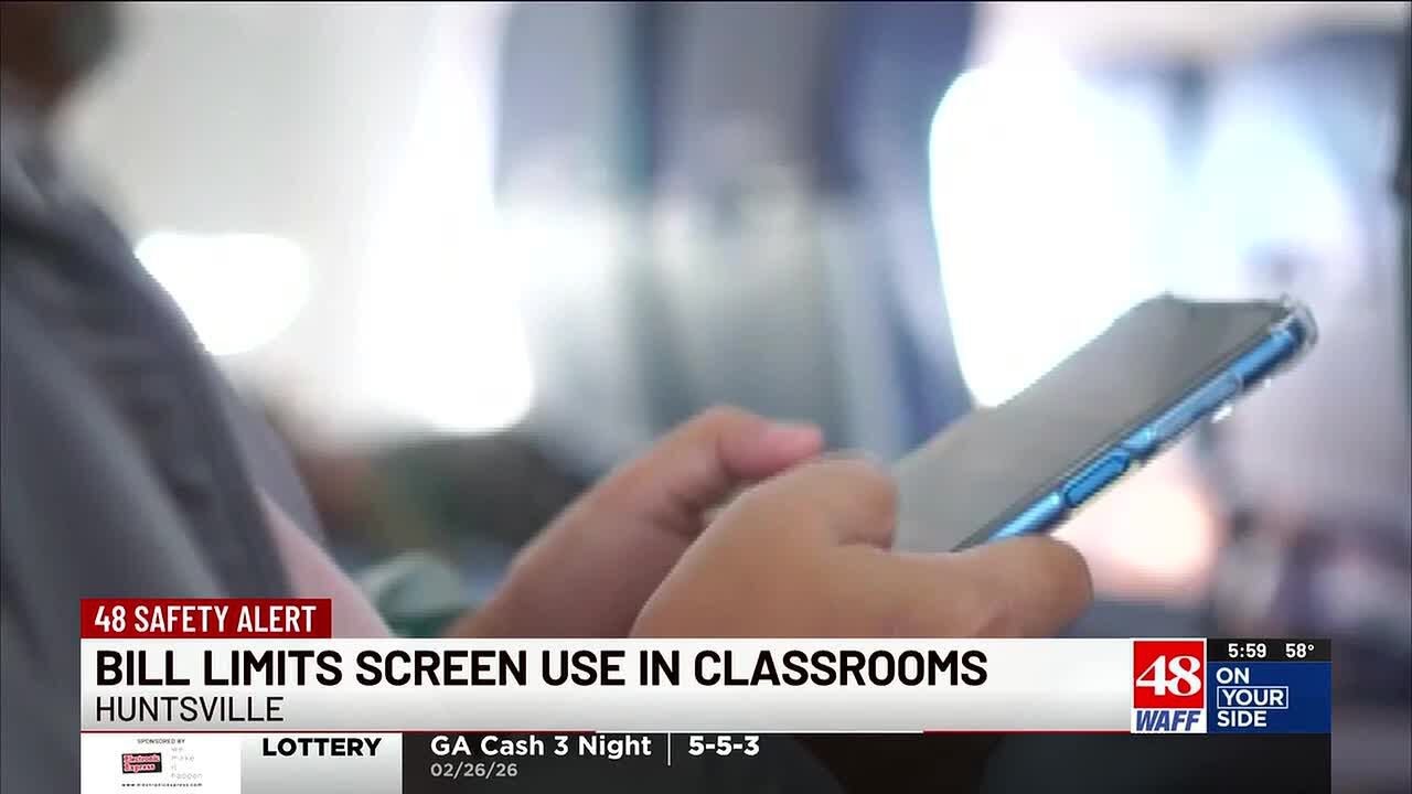 Alabama bill would limit screen time for children 5 and under in classrooms