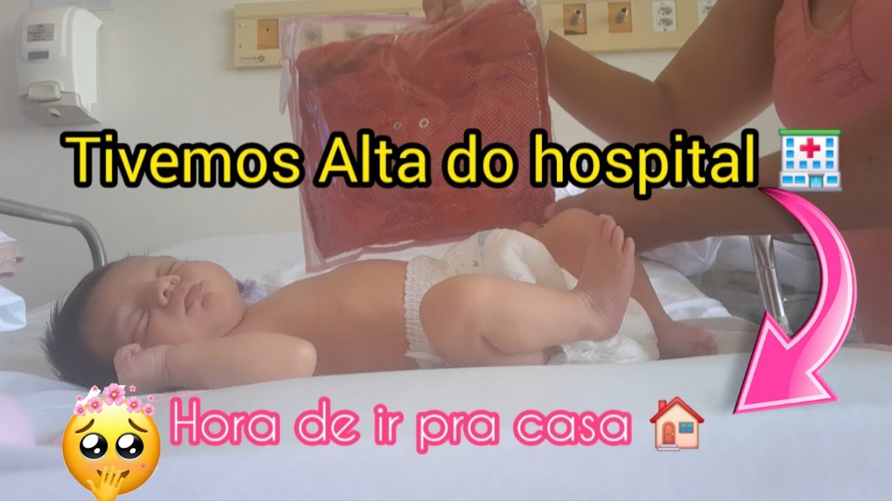 🙏TIVEMOS ALTA DO HOSPITAL🏠//VESTINDO A SAÍDA DA MATERNIDADE NA BABY🎀