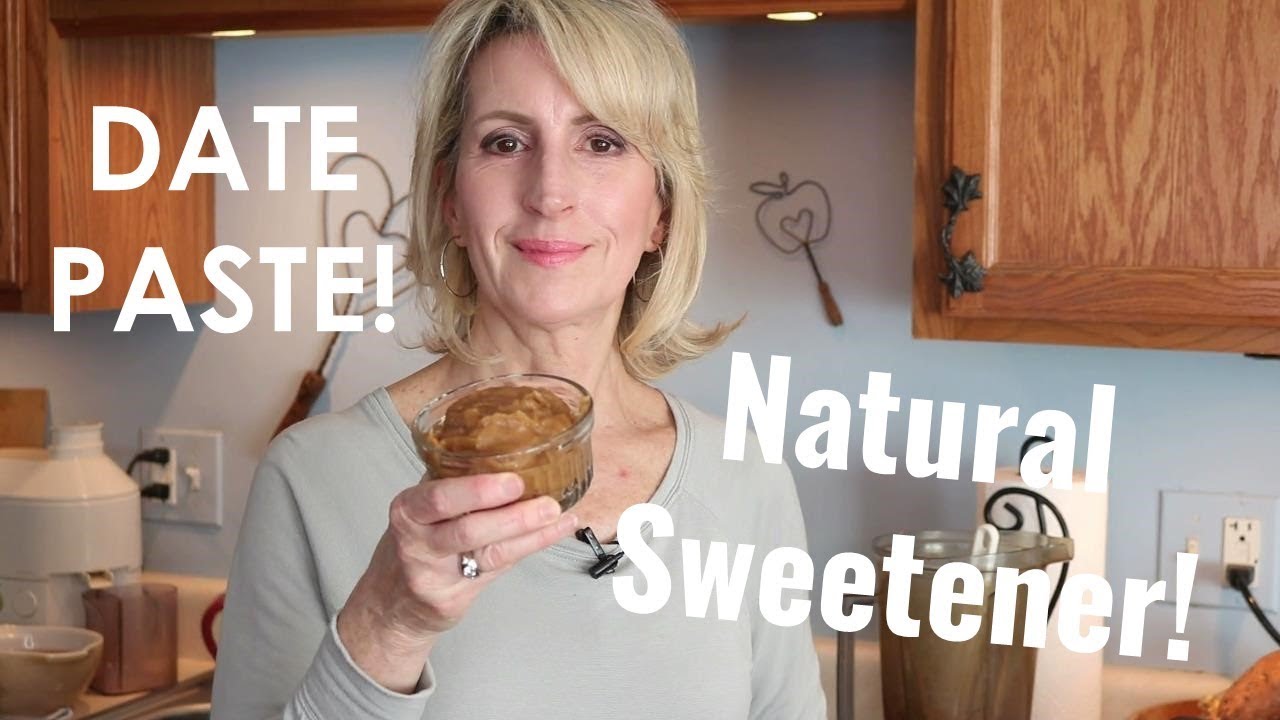 How to Make Date Paste - A Healthy Natural Sweetener