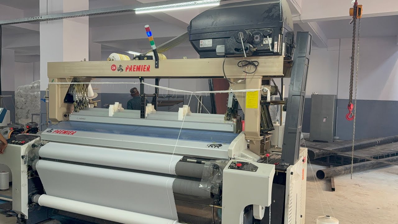 Cotton Fabric Manufacturing on Waterjet Loom