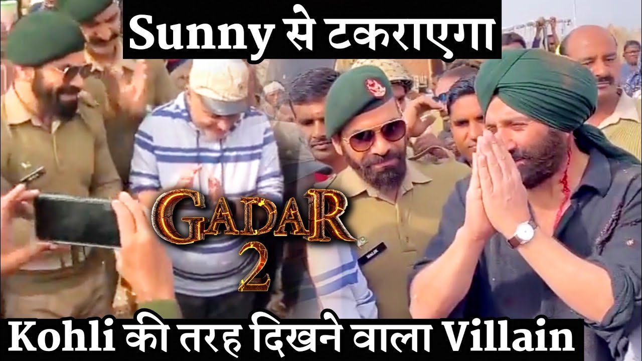 Gadar 2 Main Villain Look Like Indian Cricketer Virat Kohli Against Sunny Deol