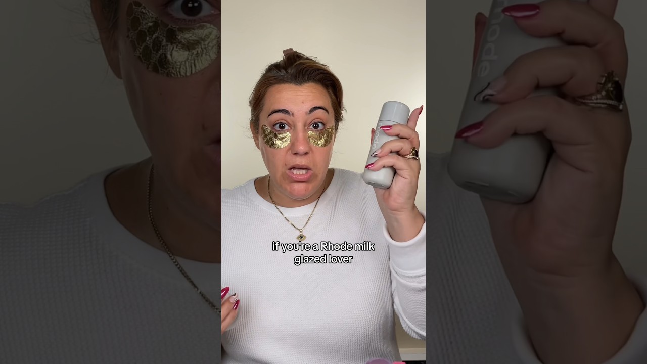 Давайте сравним базовое молочко для лица Ilia с глазирующим молочком Rhode 👀 #makeupshorts
