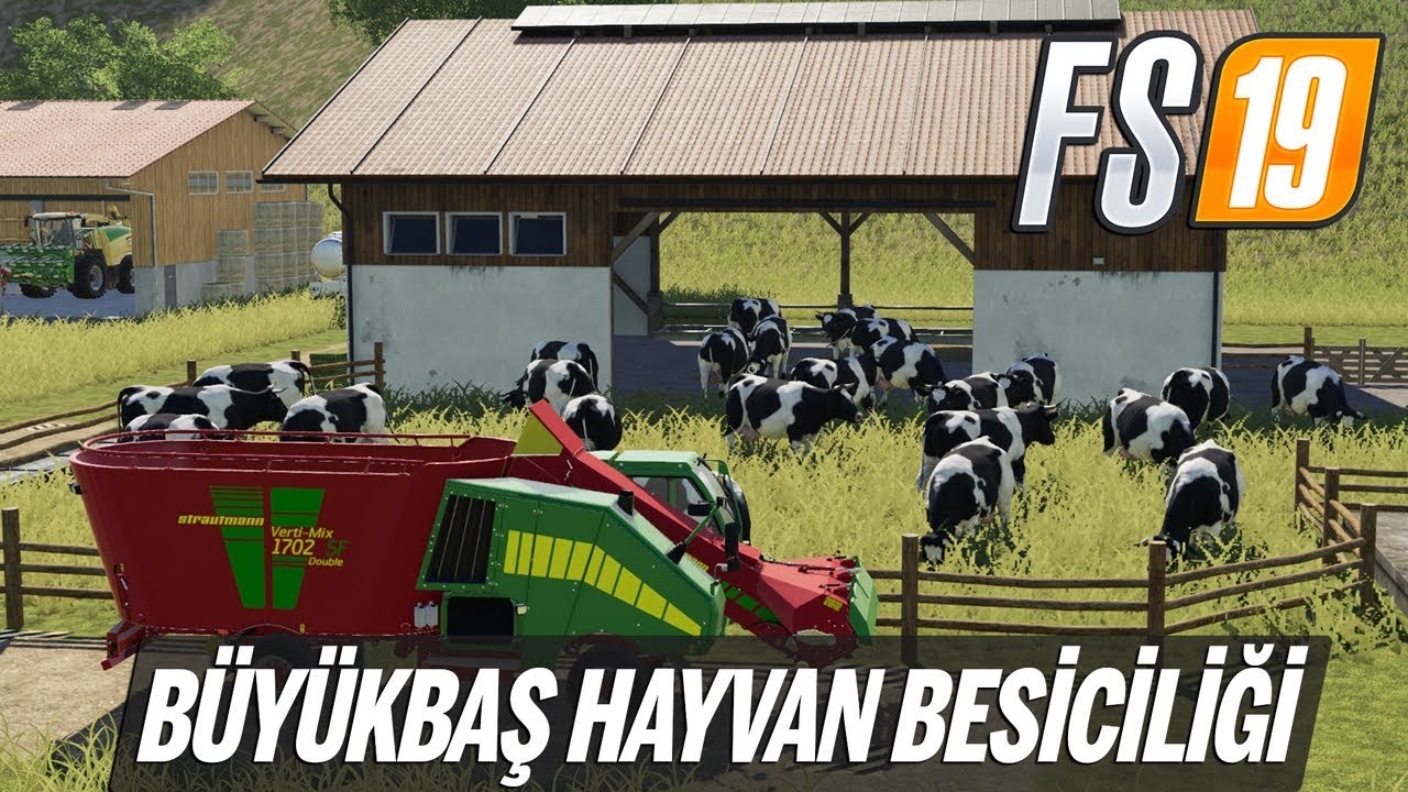 İnek Besleme, Güç Besini, Süt Satışı - Farming Simulator 19'da Hayvancılık