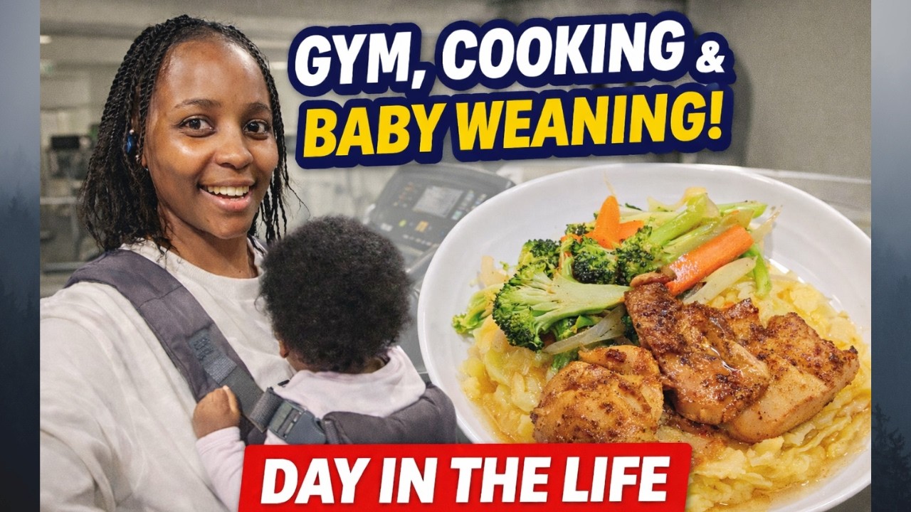 Mom Life Vlog 💛 Treadmill Workout, Homemade Dinner & 6 Month Old Starting Solids