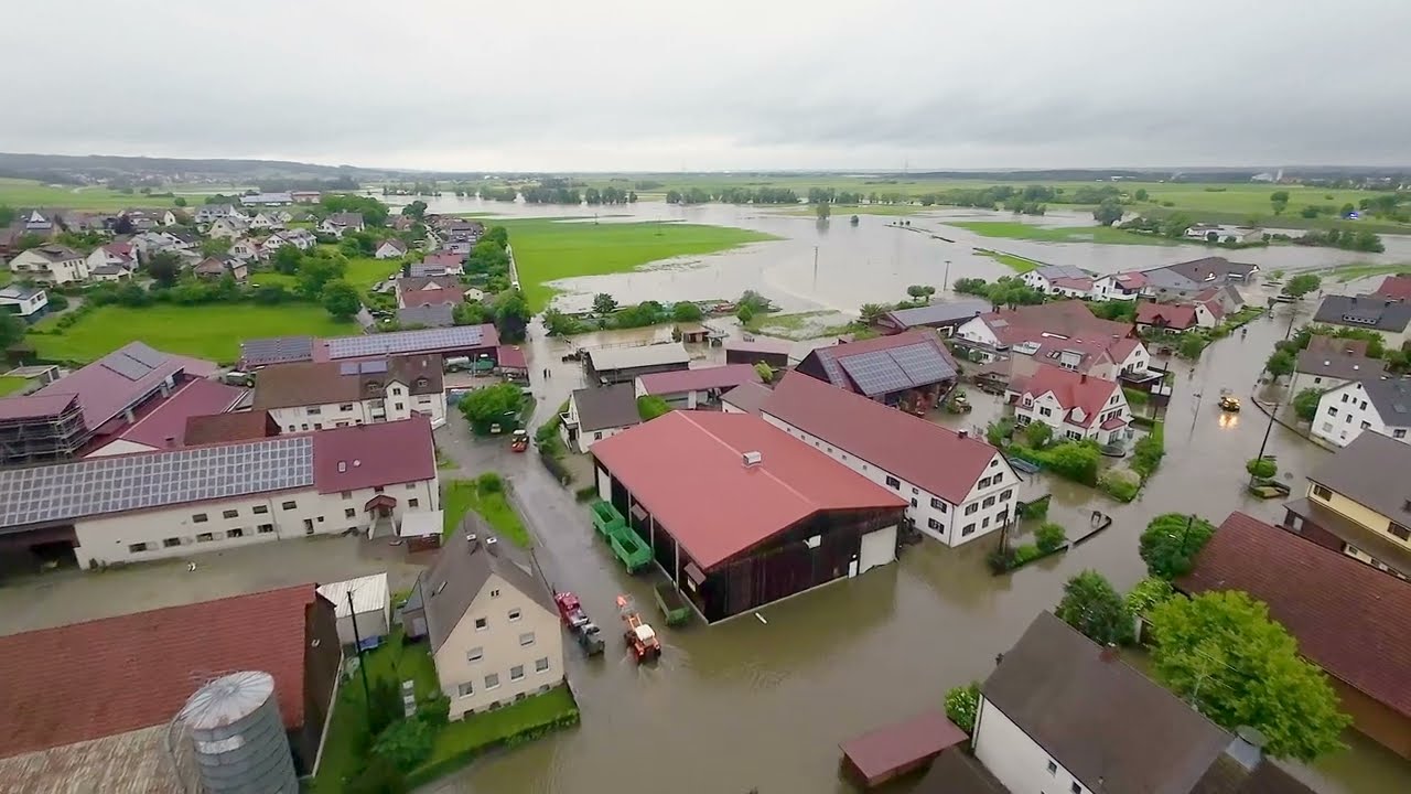 Hochwasser 2024 in Gablingen an der Schmutter