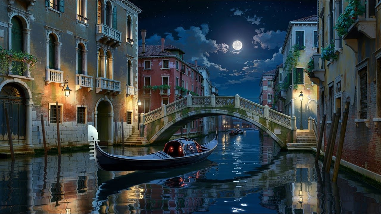 Under the Venetian Moon 🌙🎻 | Cinematic Italian Ballad