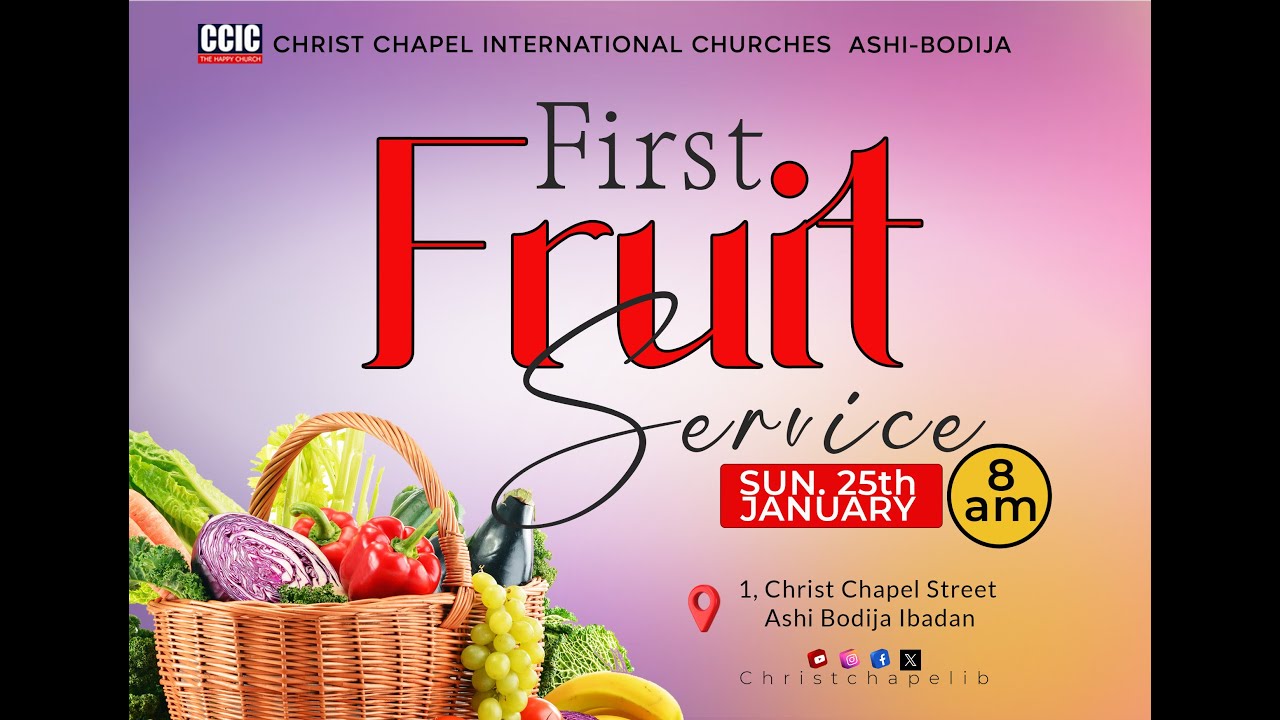 Sunday Service || 25th January 2026.