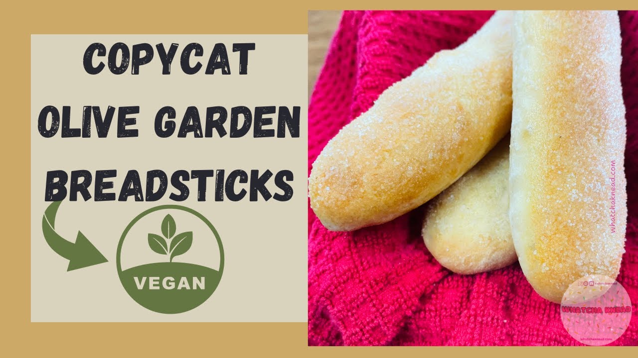 Copycat Olive Garden Breadsticks | Vegan Olive Garden Breadsticks Copycat #veganrecipe #olivegarden