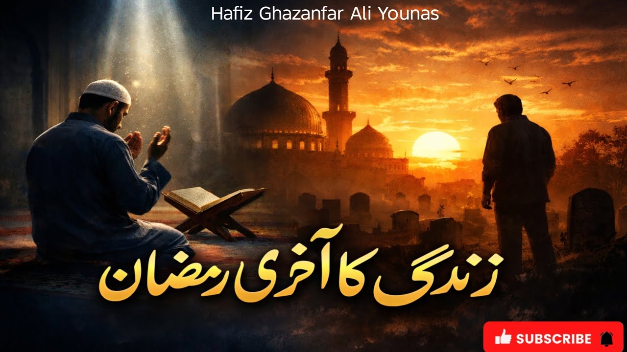 Zindagi ka aakhri Ramadan?| Motivational Speech|By Hafiz Ghazanfar Ali Younas 