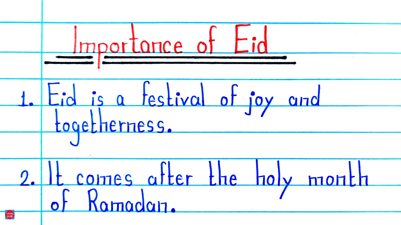 10 Lines on Importance of Eid in English | Short Essay on Eid Festival | Eid ul Fitr Essay