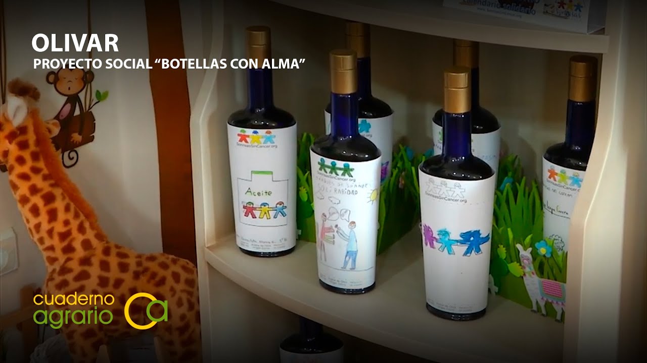 Botellas con alma de la fundación Almazaras de la Subbética