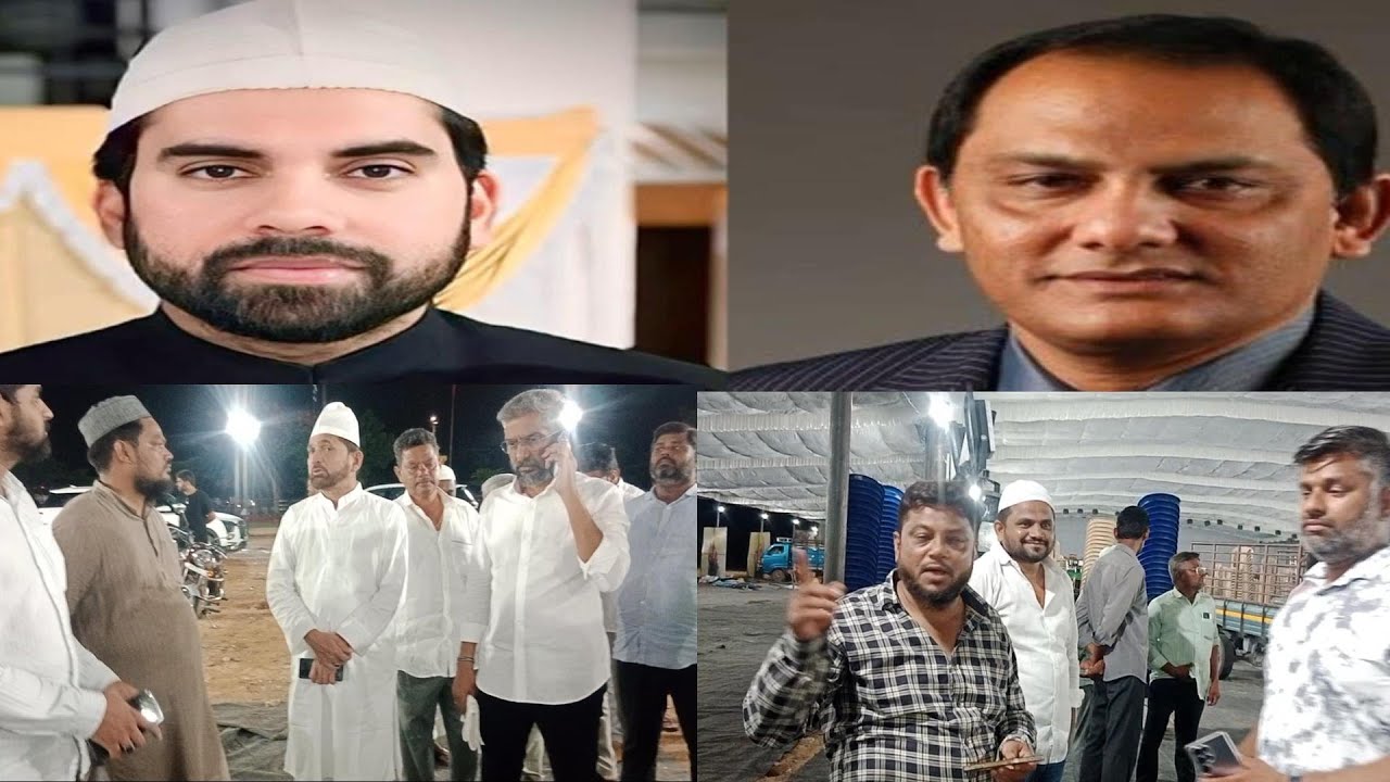 KAL 14 JUNE KO RAICHUR ME GULBAREGA KE SAJJADA NASHEEN AUR CRICKETER AZHARUDDIN AAYINGE !