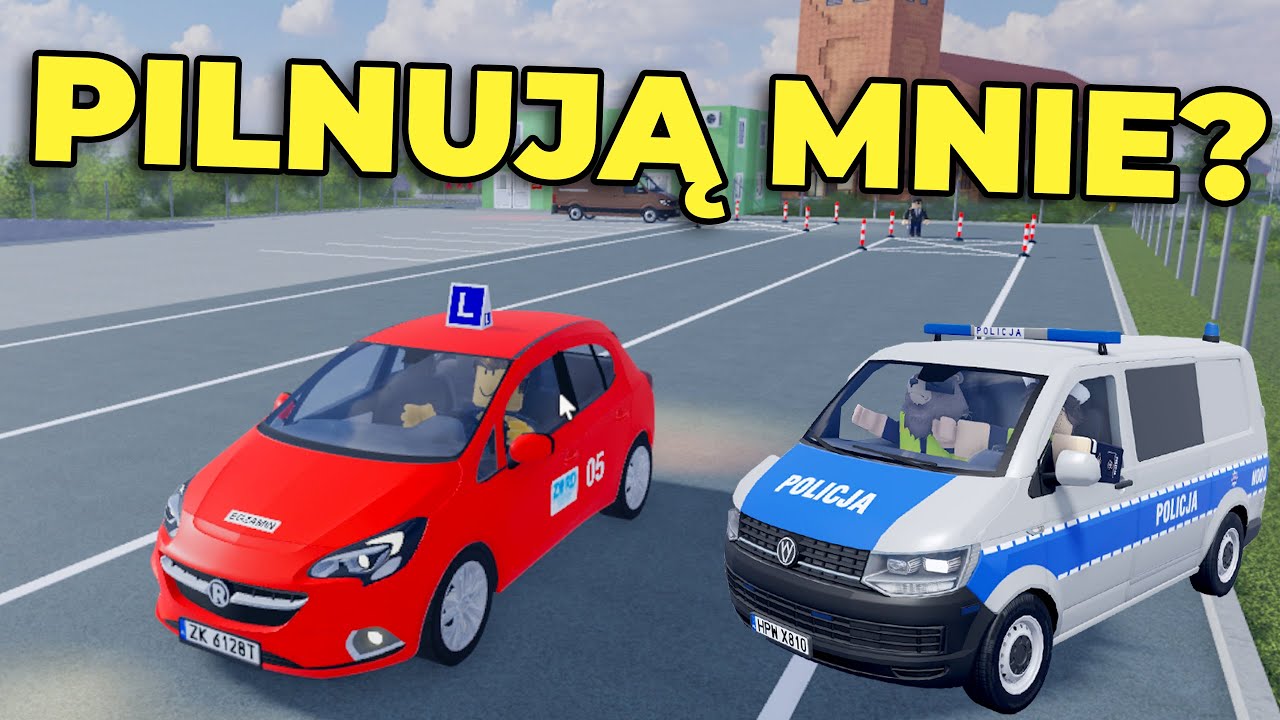POLICJA ZASKOCZYŁA MNIE PODCZAS ROBIENIA PRAWA JAZDY w PCD - Hogaty w Roblox - Polish Car Driving