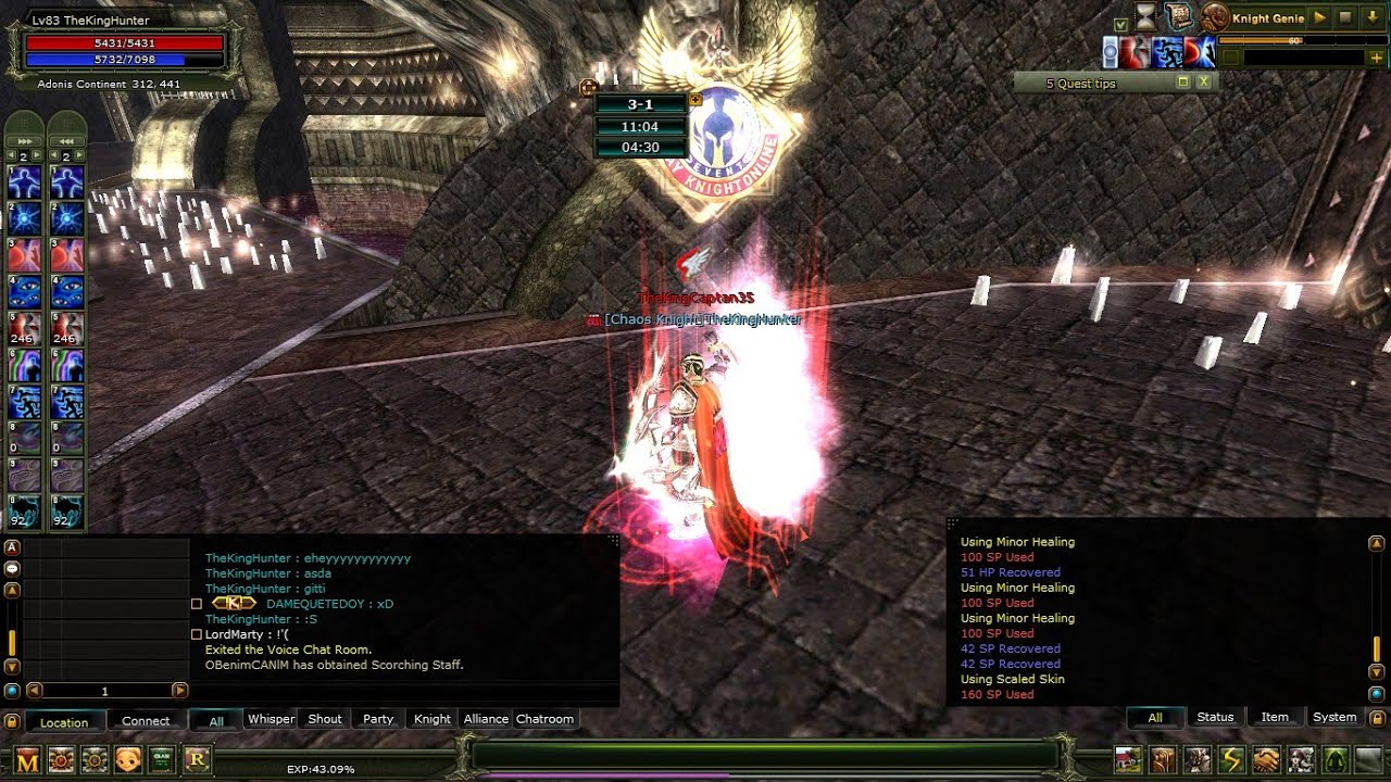 Knight Online Server Oreads TheKingHunter Monster Stone Farm Ve Exp