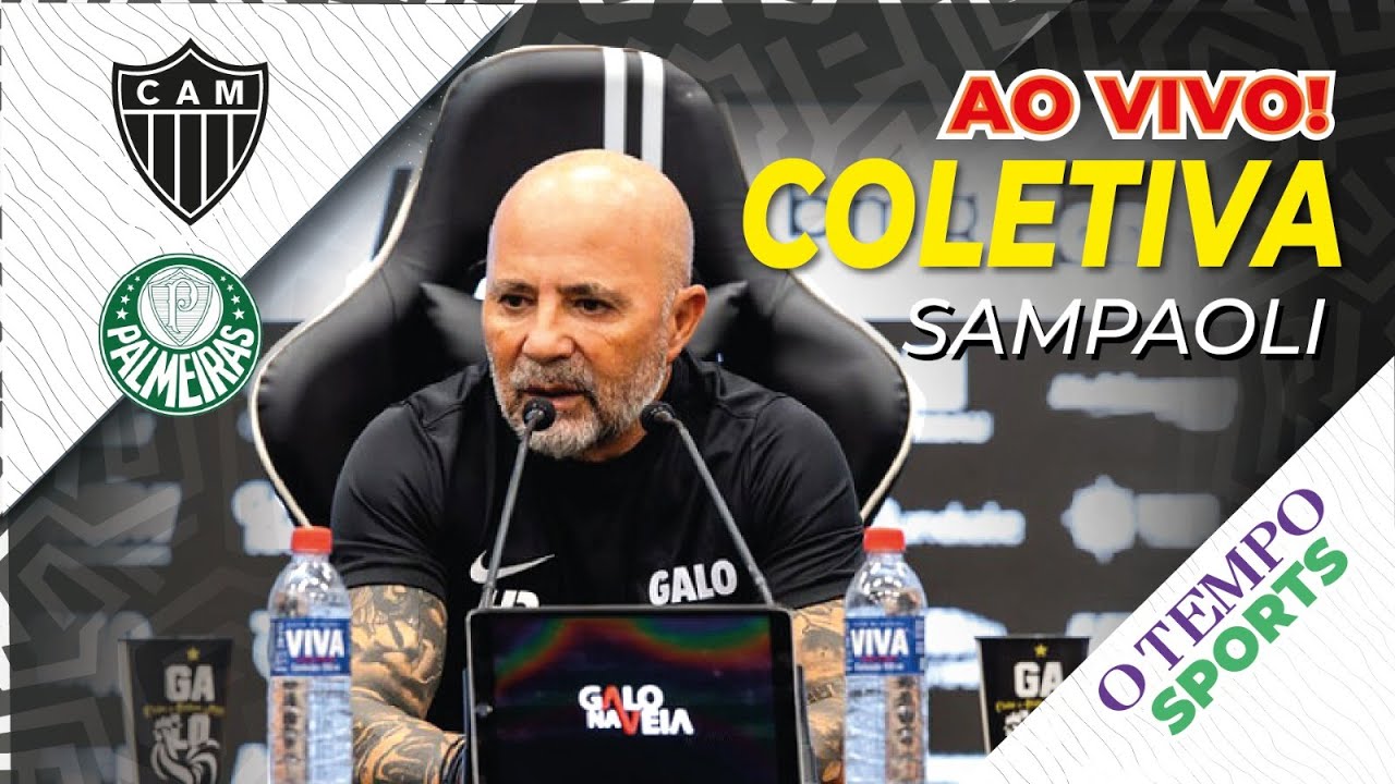 🔥AO VIVO🔥COLETIVA DE JORGE SAMPAOLI APÓS ATLÉTICO X PALMEIRAS⚫🎙️