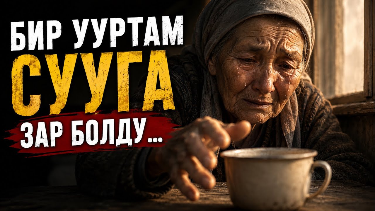 Ичер Суусуз😢 Жалгыз Кемпир Көз Жумду💔 |”Кысылган Суу”|Топчугул Шайдуллаева #кыргызча #аудиокитеп 