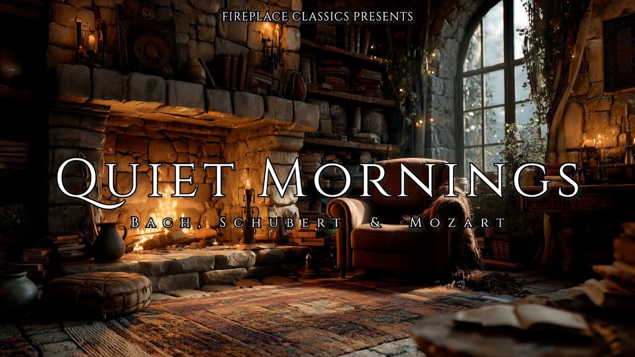 Quiet Winter Mornings | Bach, Schubert & Mozart by the Fireplace
