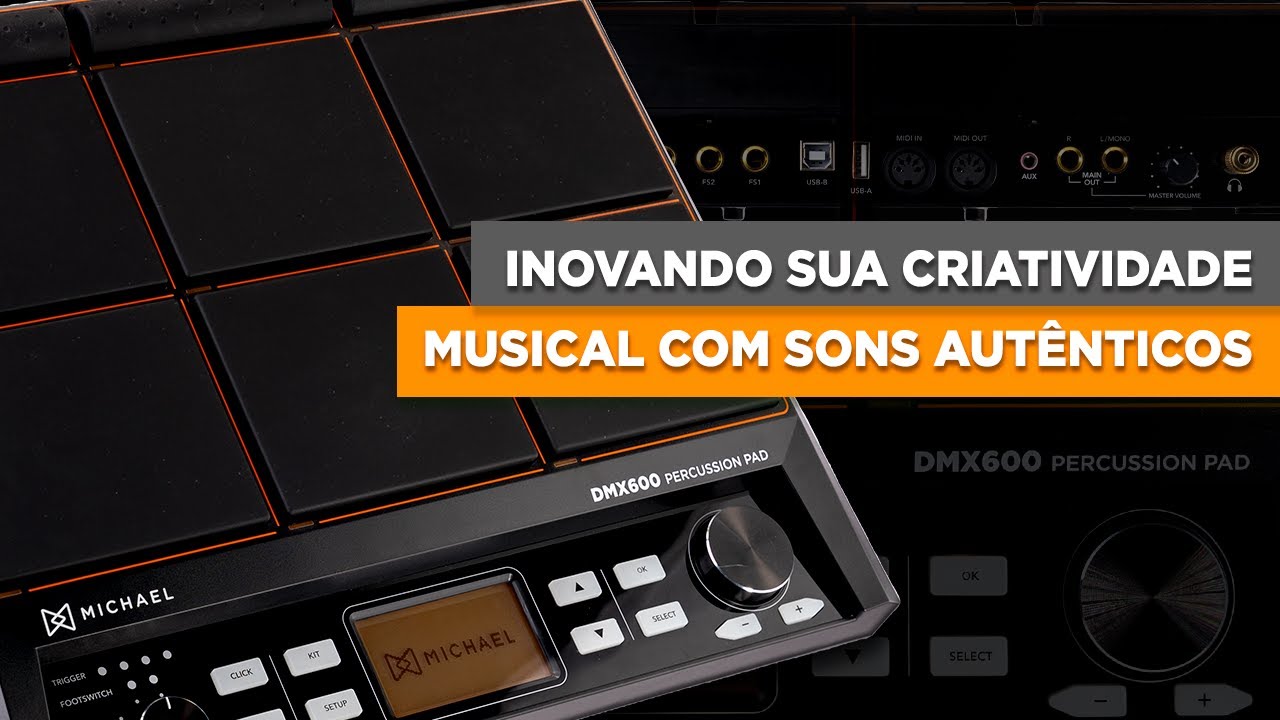 Michael Percussion Pad: Inovando sua criatividade musical com sons autênticos!