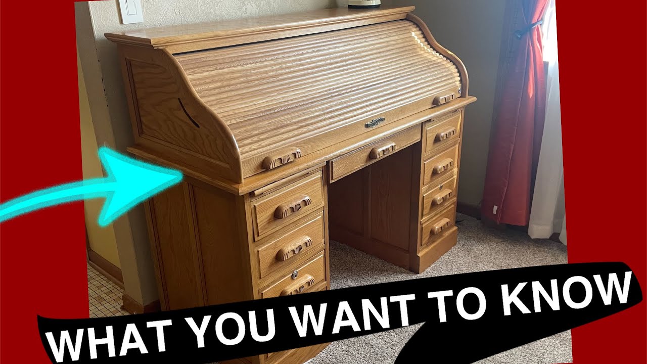 Looking at this American Lifestyles Oak Roll Top Desk