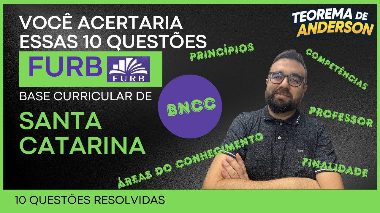 Você Acertaria Essas 10? 🤯 Correção Rápida da Proposta Curricular de SC (Banca FURB) #bncc #ldb