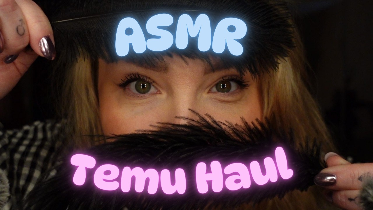 ASMR 🎧 | Temu haul 🛍️ - tapping, crinkly sounds, whispers and more ✨