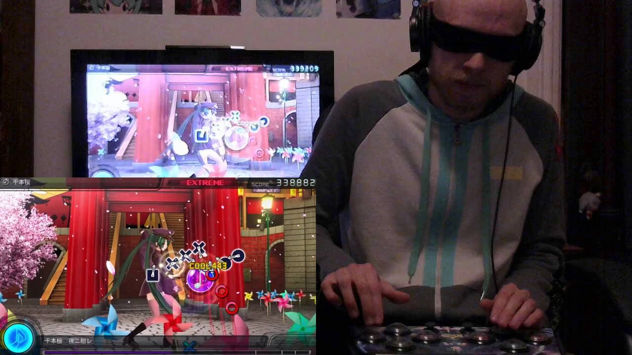 Let's play Project Diva blindfolded