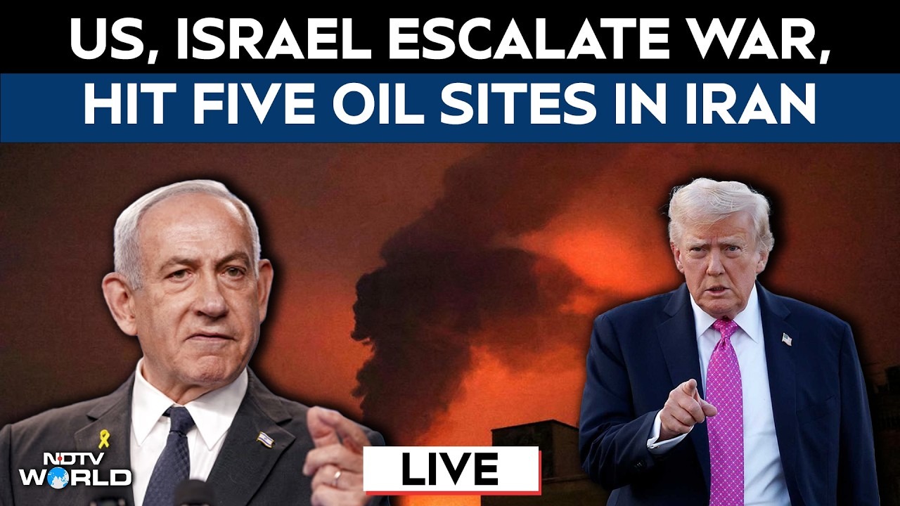 Iran News LIVE | US Iran Strike 5 Oil Sites In Iran | US Israel Strikes LIVE