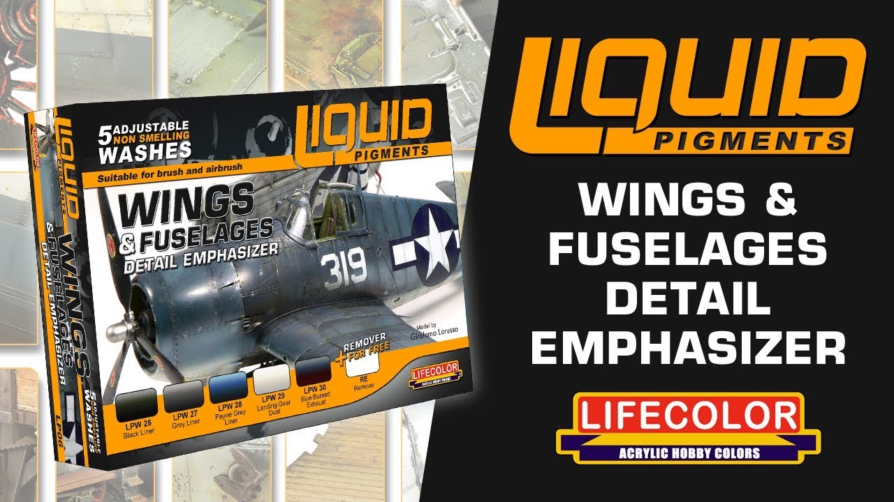 Liquid Pigments : How To Use - Wings & Fuselages Detail Emphasizer