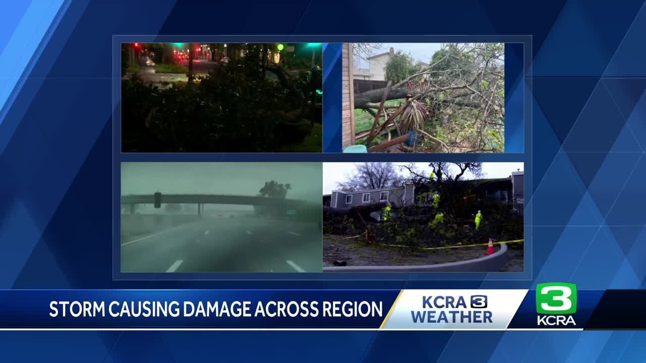 California winter storm updates | Travel delays, downed trees and school closures on March 13, 2025