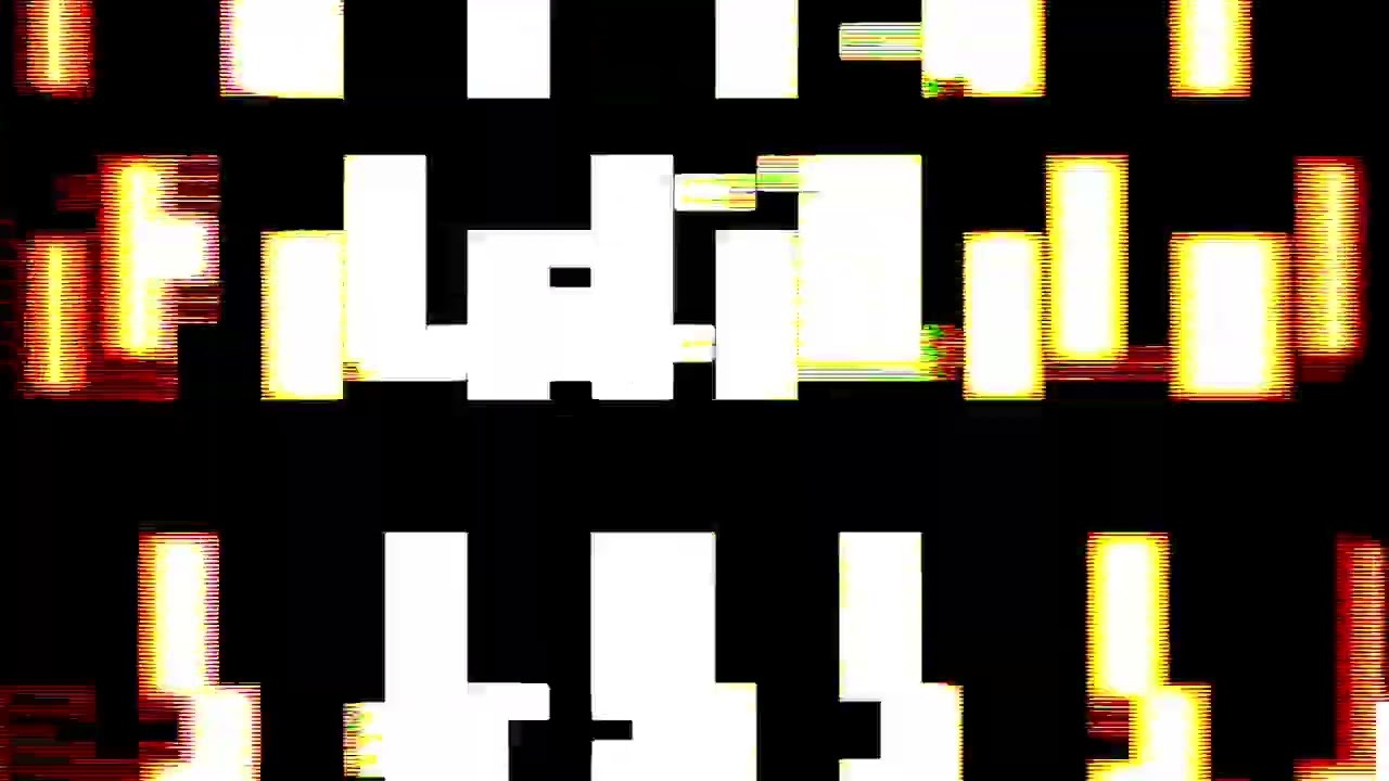 Glitch Effect Video Loop - Free to Use