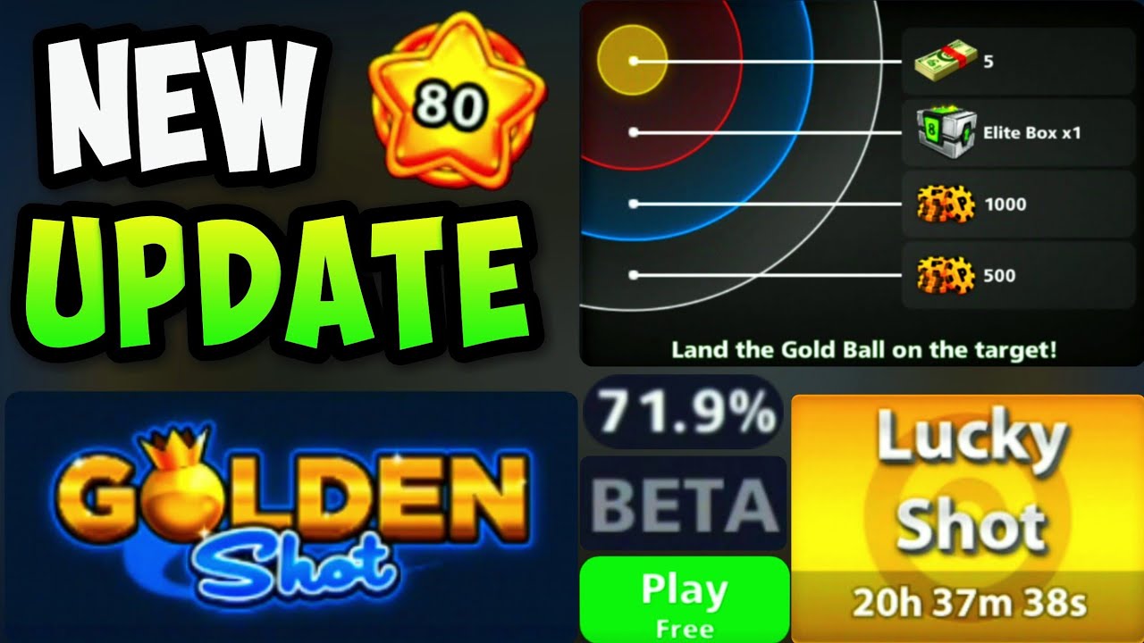 NEW LUCKY SHOT TABLE UPDATE - (8 ball pool)